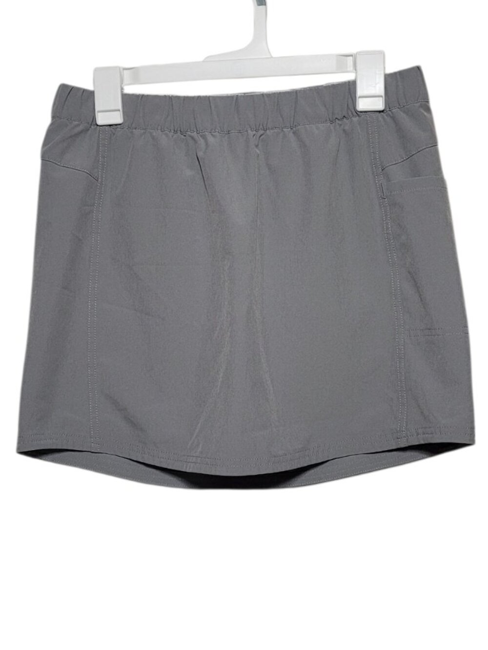 Patagonia Womens Skirt Skort Happy Hike Gray Active Hiking Medium Quiet Luxury